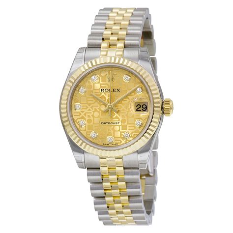 rolex lady datejust jubilee